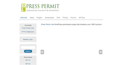 Desktop Screenshot of presspermit.com