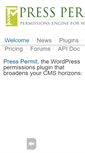 Mobile Screenshot of presspermit.com